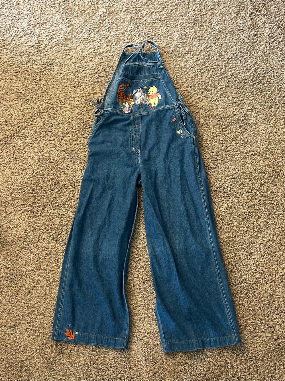 Vintage Disney Catalog Winnie the Pooh Denim Overalls - Embroidered  medium